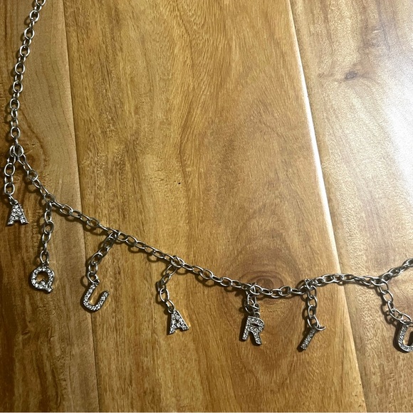 Forever 21 Silver Charm Aquarius, belly chain, new - Picture 3 of 5